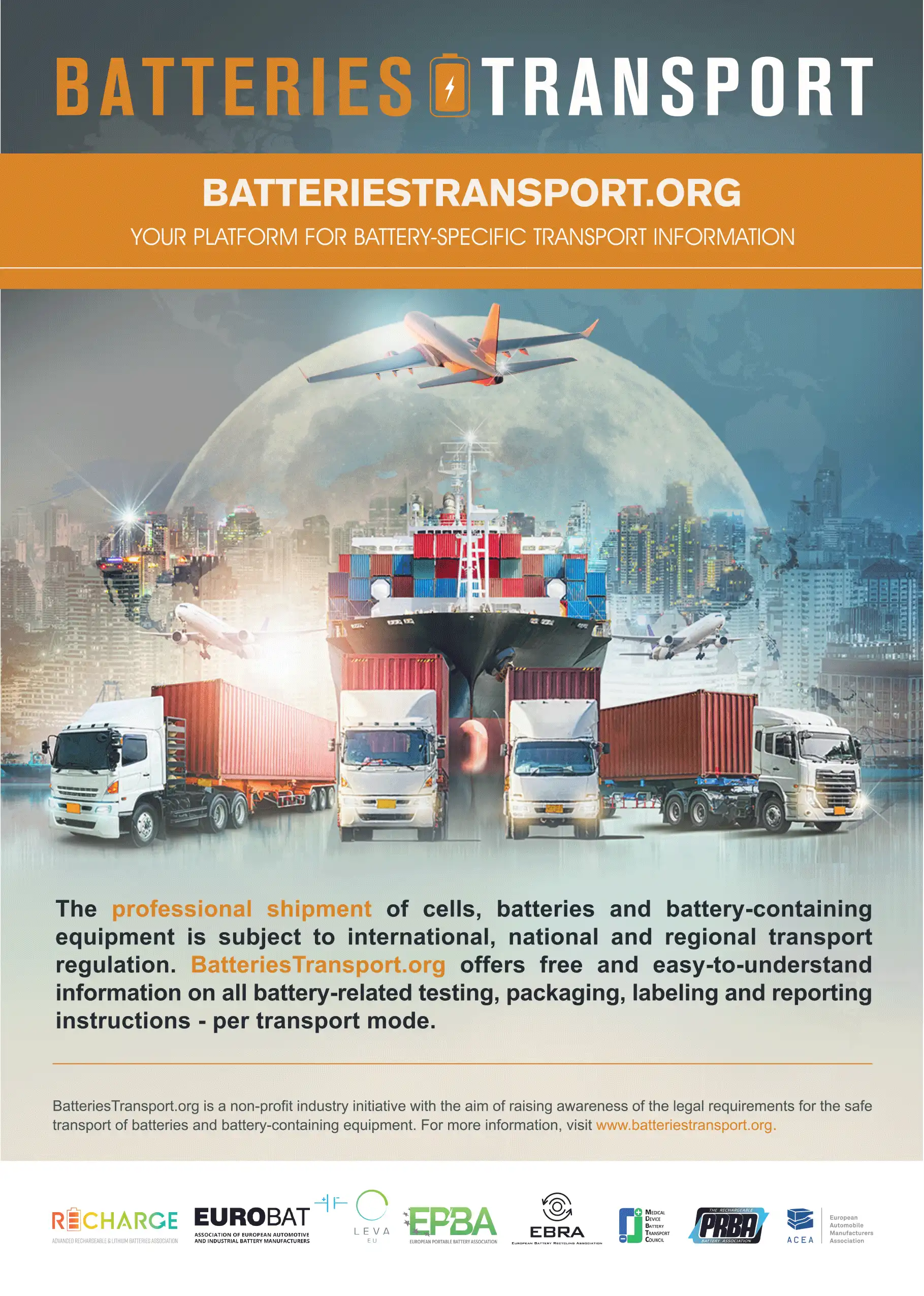 Batteries Transport – Belgium - Flyer